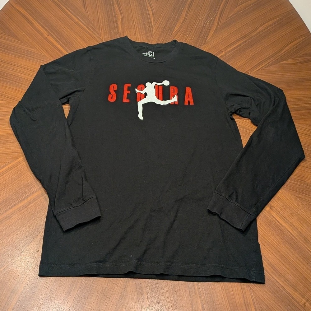 YMH Studios Tom Segura Long Sleeve Shirt Men Black Excellent Dunk Graphic Tee L